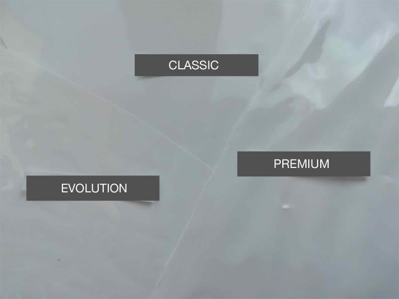 Сравнение лака Evolution, Premium и Classic MSD
