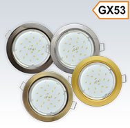 Тонкий светильник GX53 H4, металл
