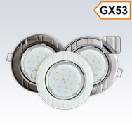 Тонкий светильник GX53 H4 "6 полос", металл