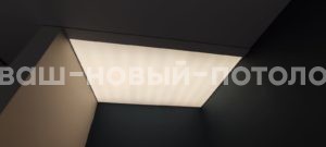 натяжной потолок со светопрозрачным полотном
