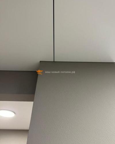 Теневой разделитель для больших помещений в сочетании с теневым профилем