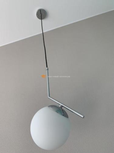 Натяжной потолок со вставкой