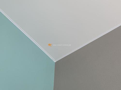 Натяжной потолок со вставкой