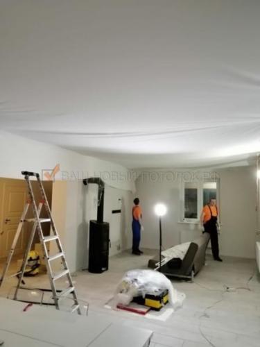 Монтаж тканевого натяжного потолока Descor (D-Premium)