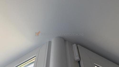 Внешний угол балконного остекления, бесщелевая система