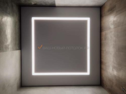 Теневой профиль, световая линия Flexy, стены - керамогранит