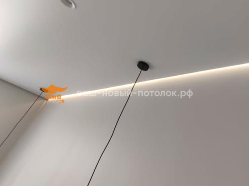 Парящий потолок, черный профиль eurokraab