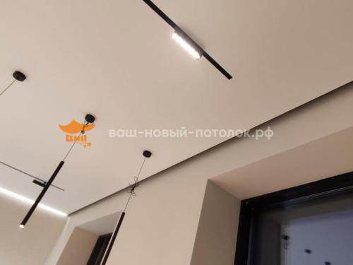 Парящий потолок, черный профиль eurokraab