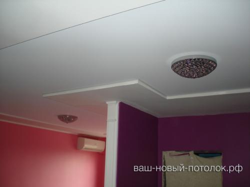 Тканевый натяжной потолок Descor, холодный