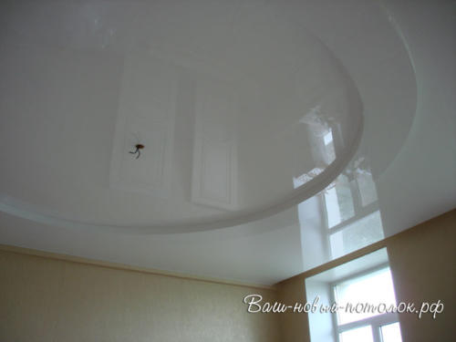 Комната 30м2; ПВХ глянцевый двухуровневый; 53000р