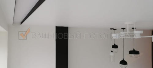 Ниша slott для установки электрокарниза, бесщелевой профиль